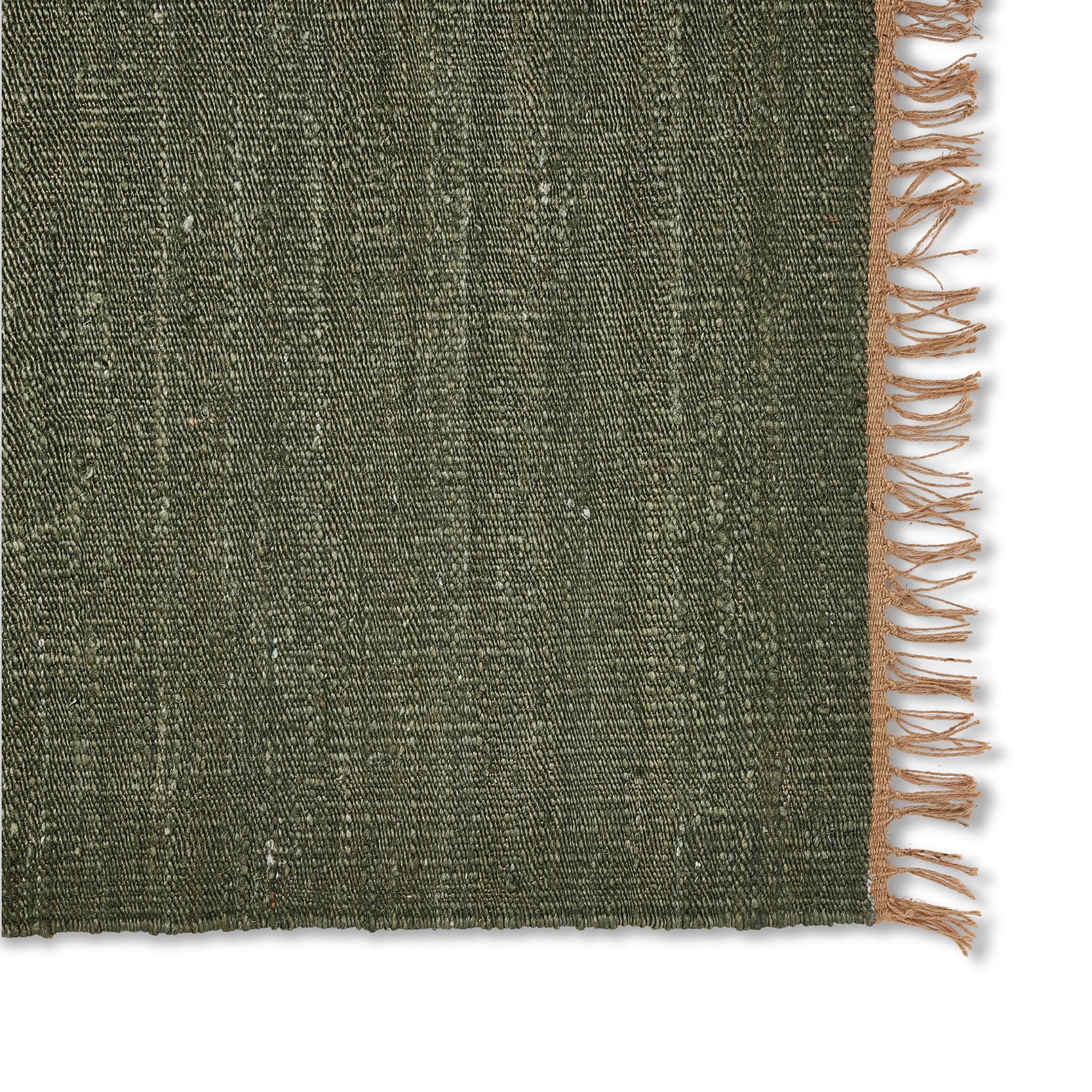 Olinda Olive Jute Rug Madras Link
