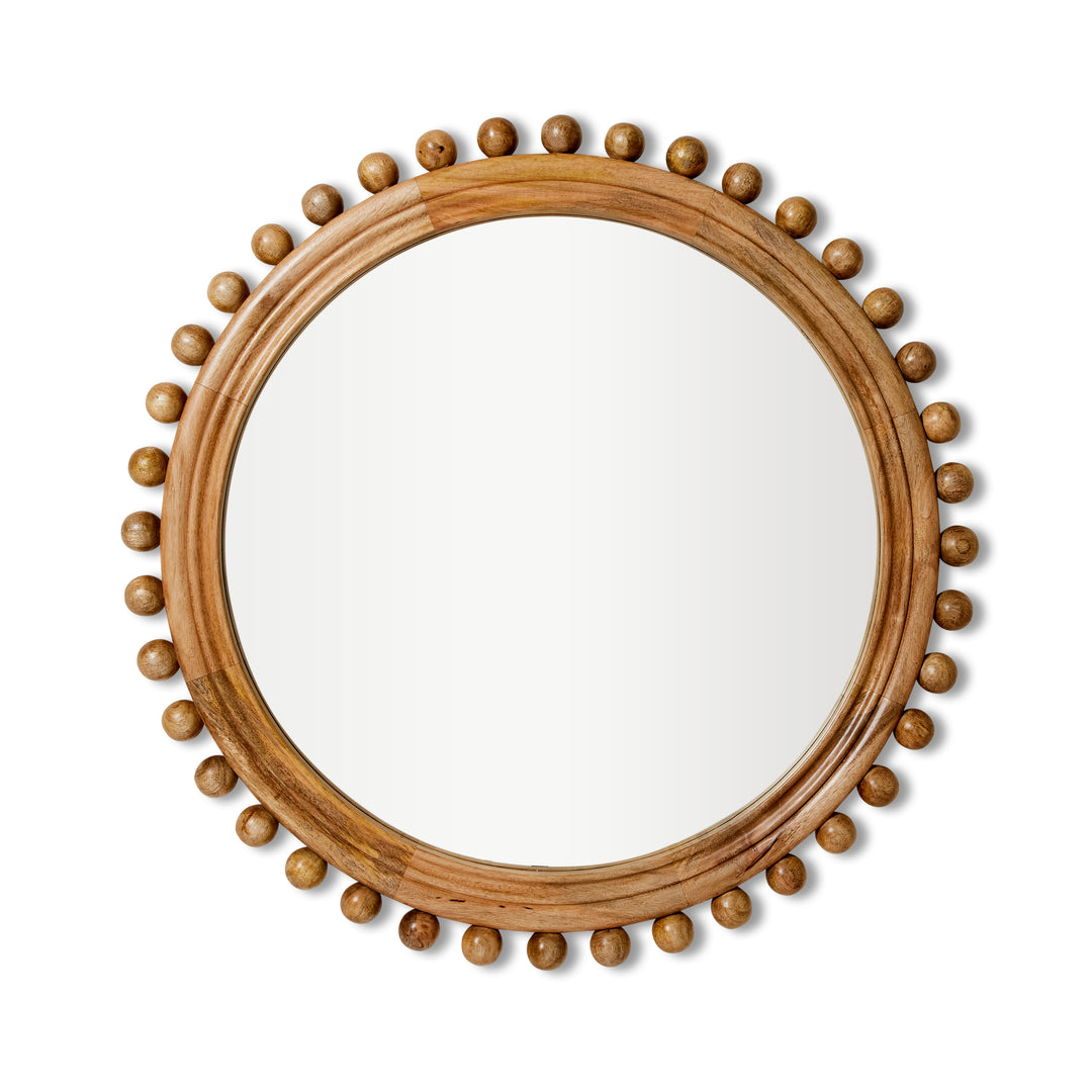 Reese Round Bobble Mirror