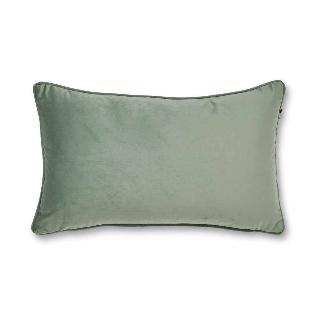 Mira Velvet Seafoam Lumbar Cushion - Madras Link