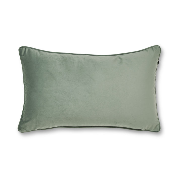 Mira Velvet Seafoam Lumbar Cushion - Madras Link