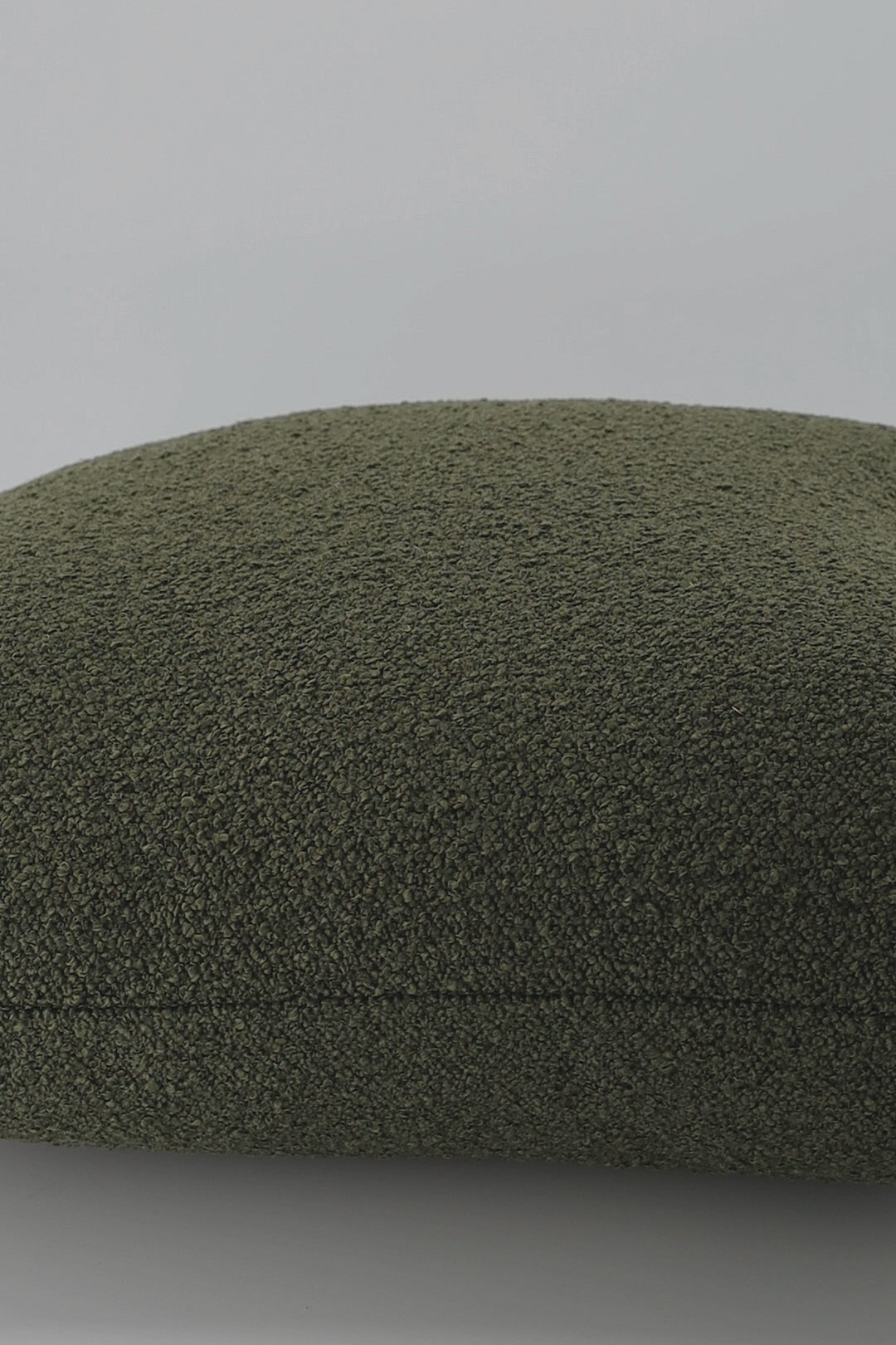 Kenzo Olive Boucle Cushion