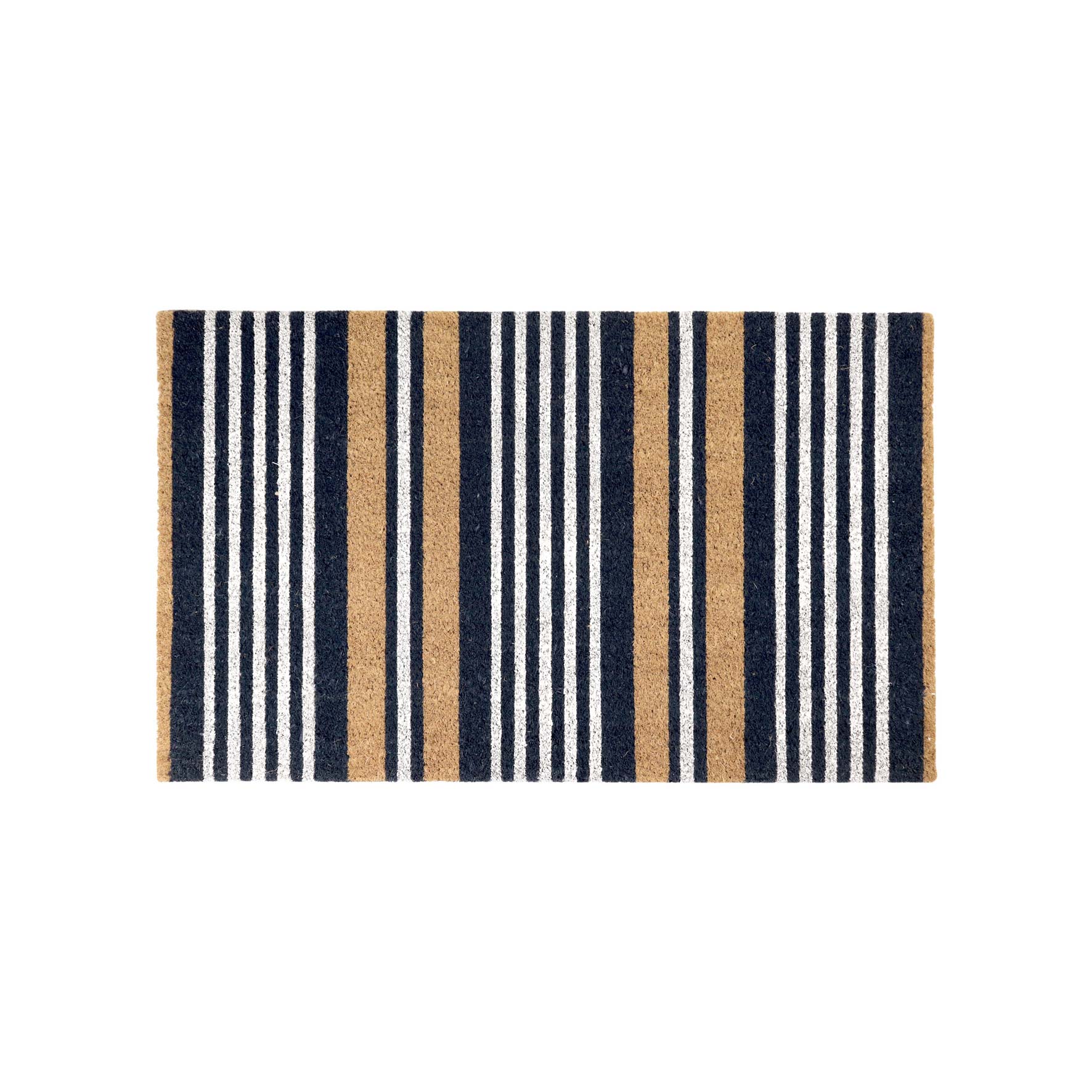 Stripe Doormat Blue / White Madras Link