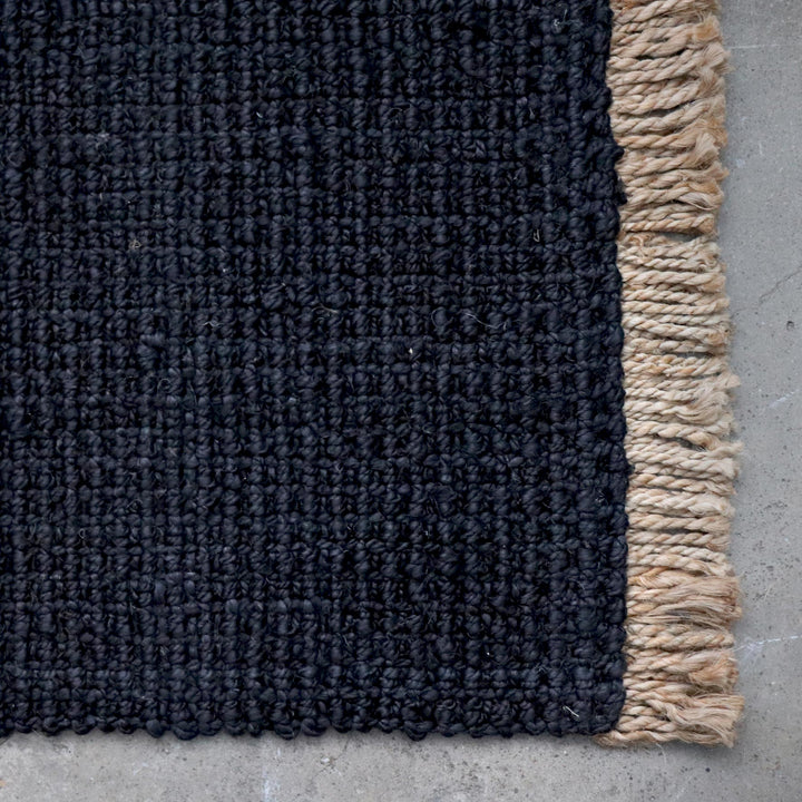 Harris Jute Rug - Black - Madras Link