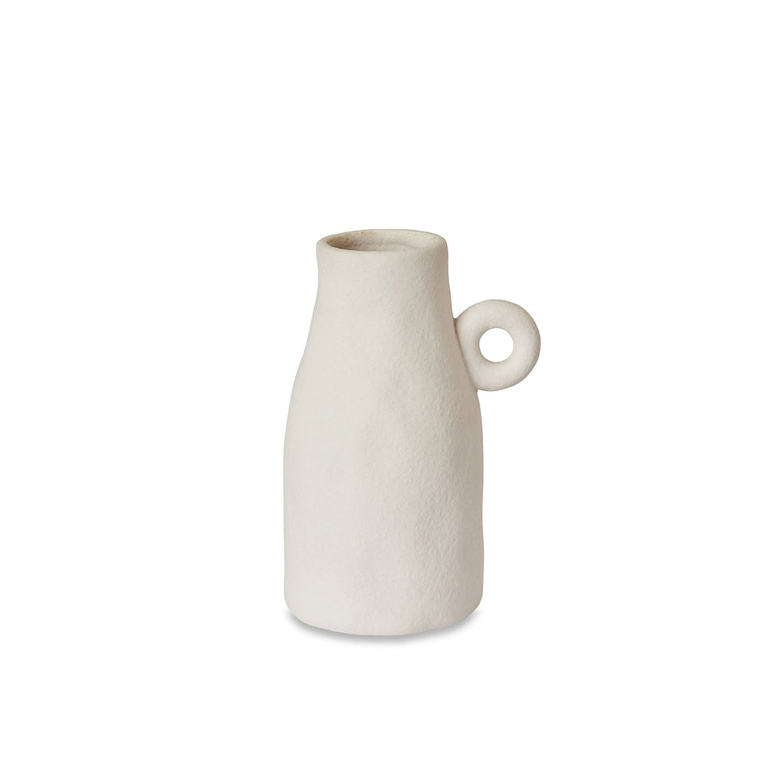 Clyde White Mini Vase - Madras Link