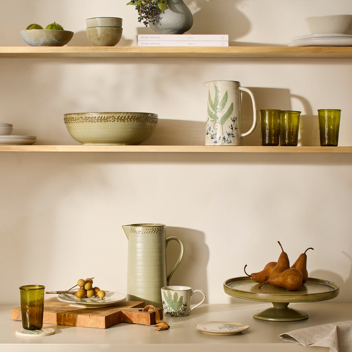 Provence Jug Green - Madras Link