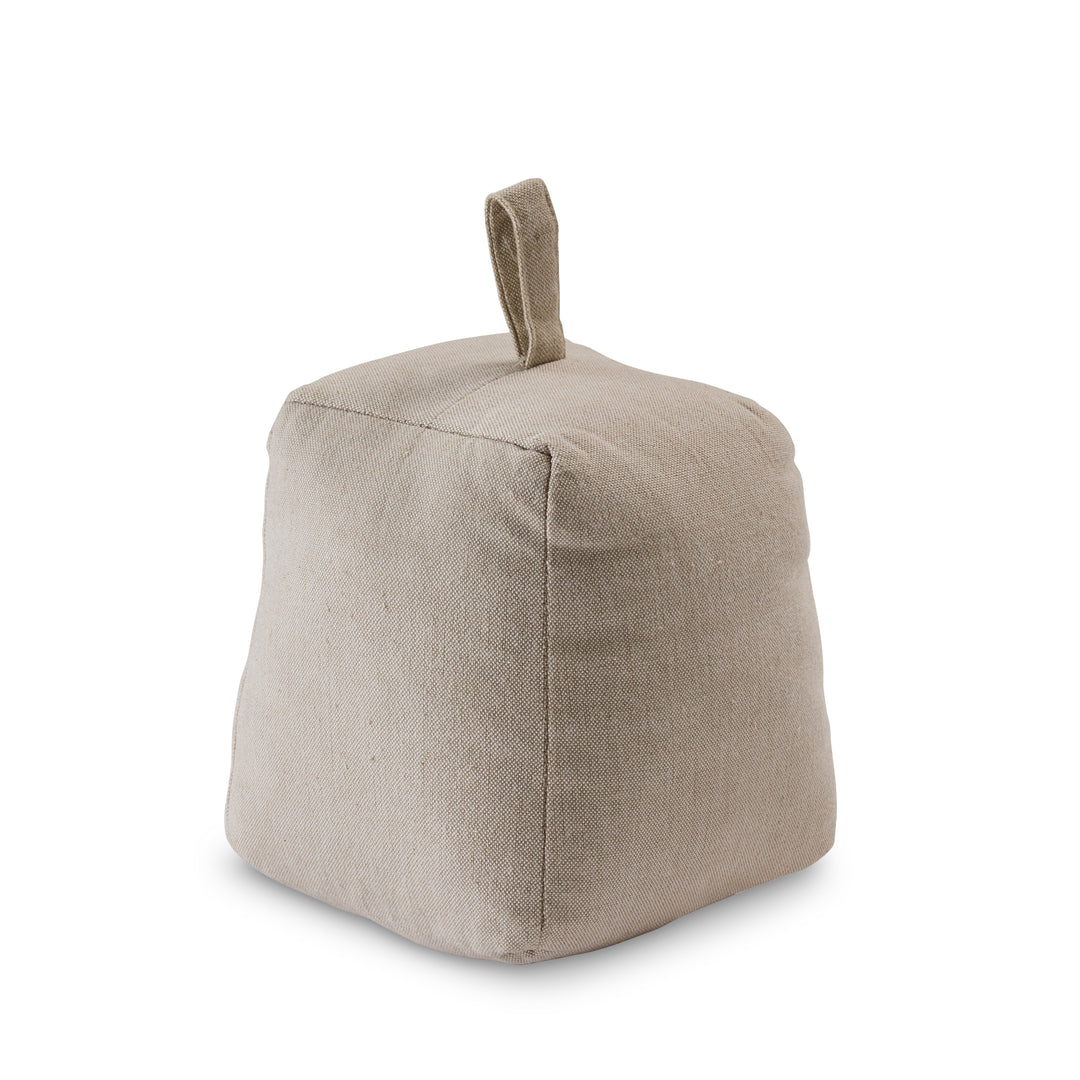 Collins Oatmeal Door Stop - Madras Link