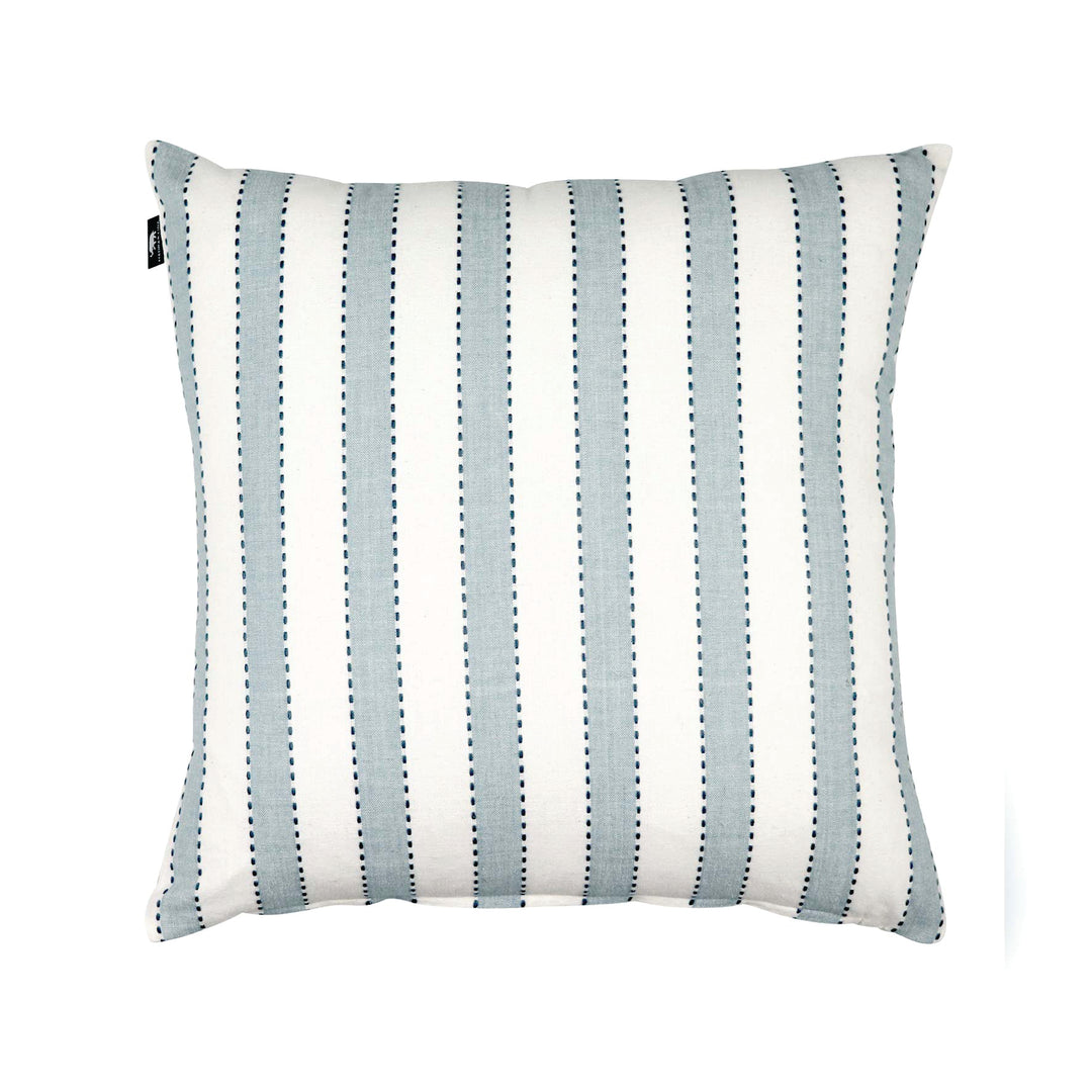 Flinders Woven Blue Stripe Cushion