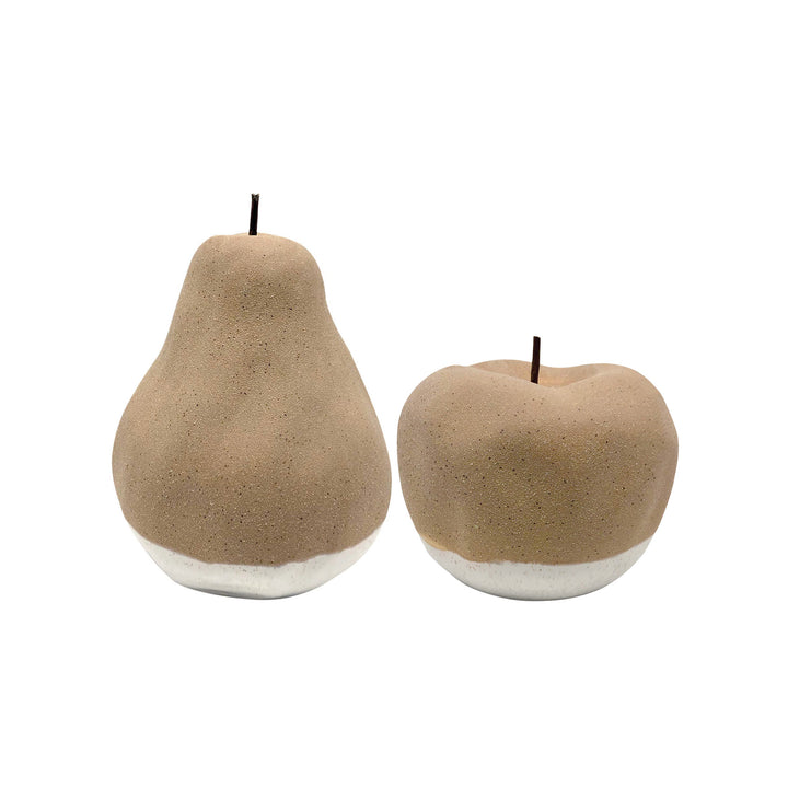 Airlie Clay Apple & Pear Ornament Set