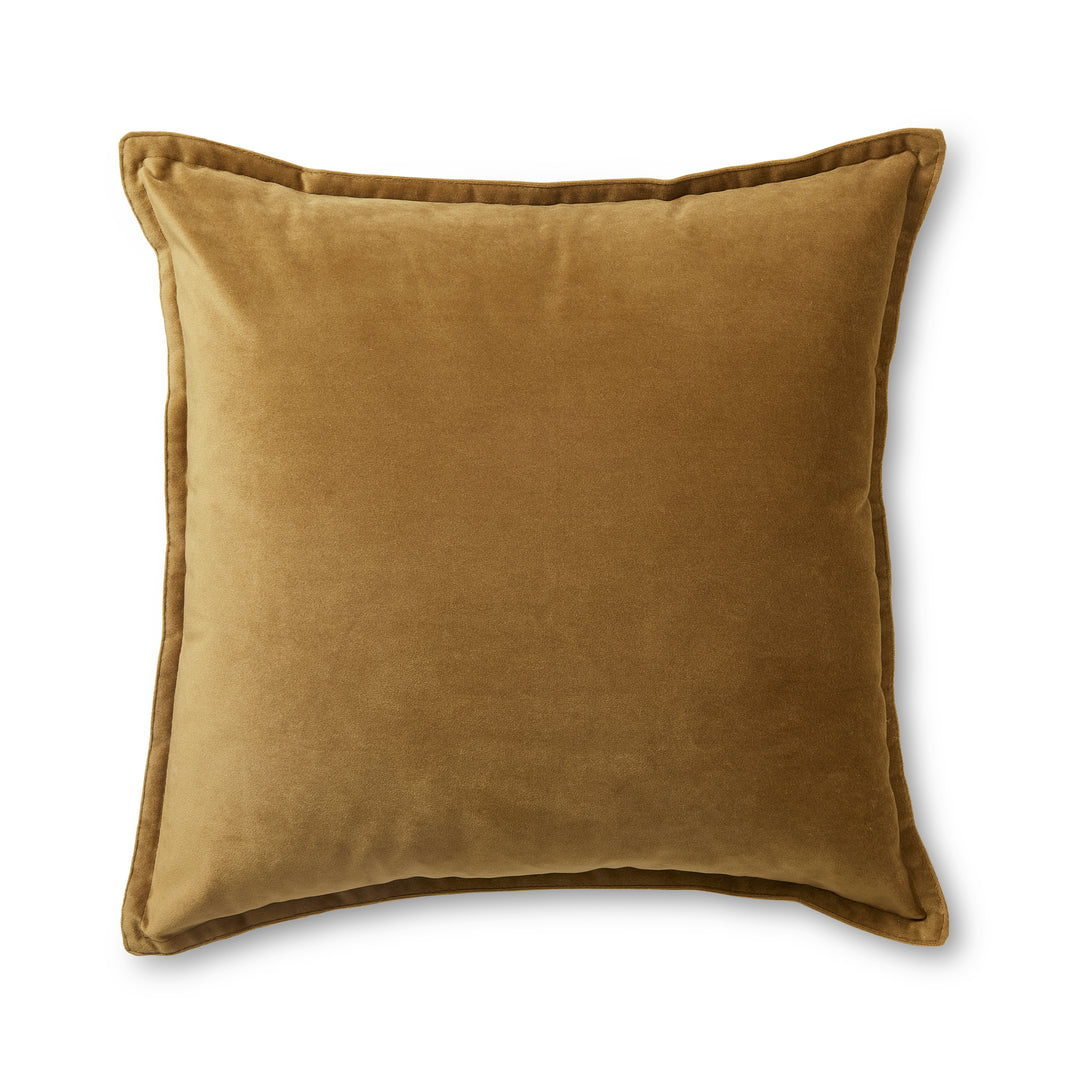 Mira Velvet Cushion - Toffee - Madras Link