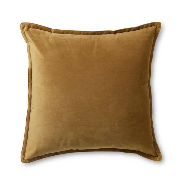 Mira Velvet Cushion - Toffee - Madras Link
