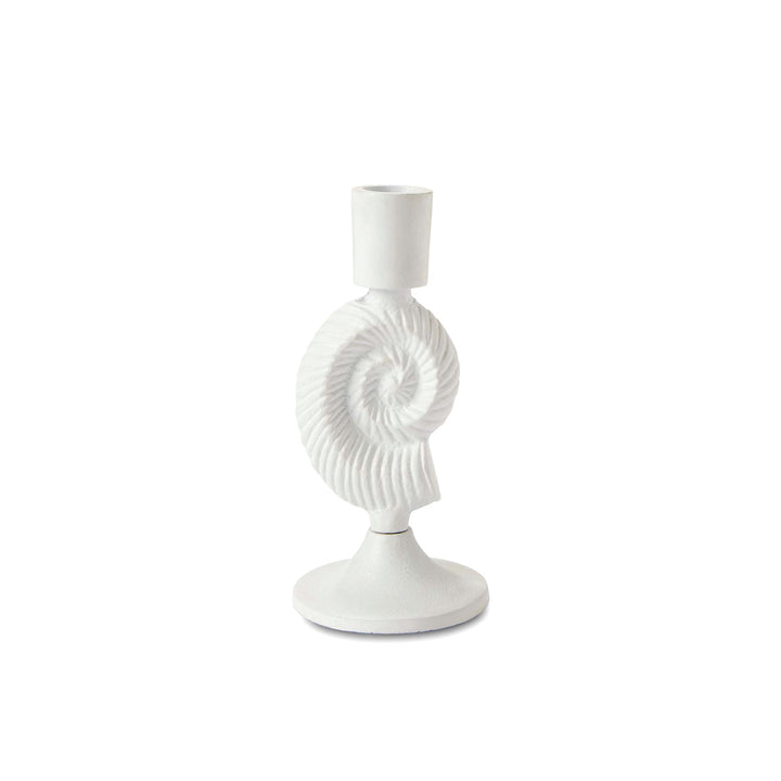 Shell White Candle Holder