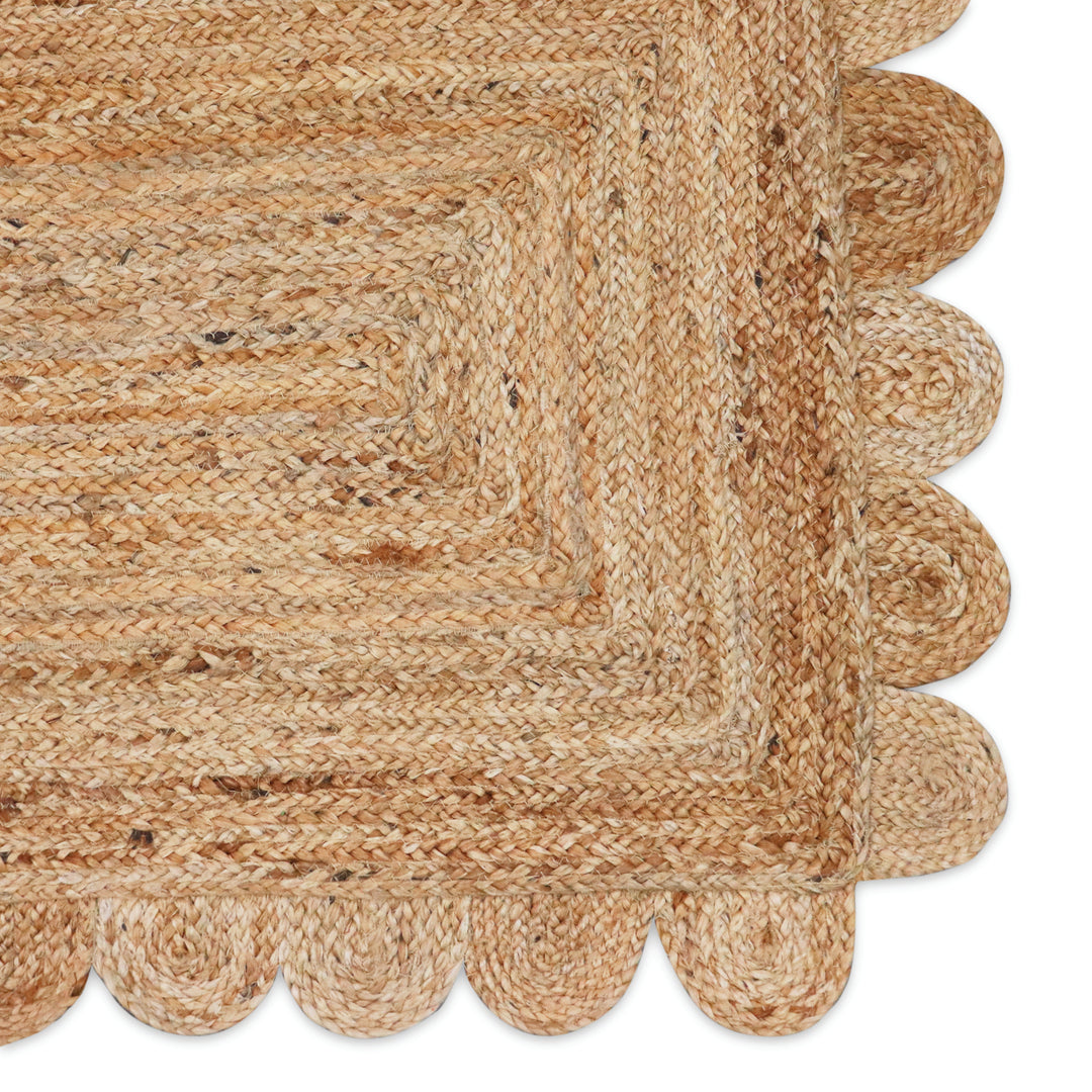 Scallop Jute Runner - Madras Link