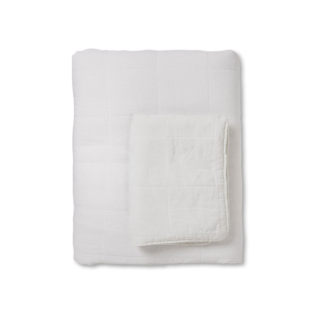 Bailey Off White Stonewash Coverlet Set - Madras Link