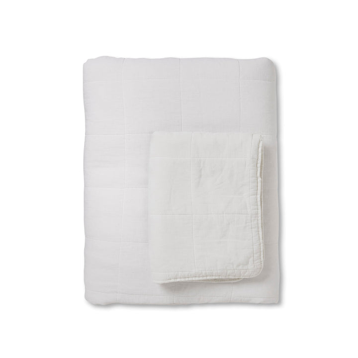 Bailey Off White Stonewash Coverlet Set - Madras Link