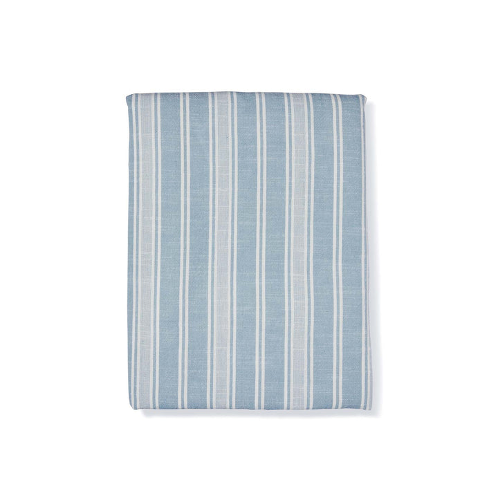 Swansea Light Blue Stripe Tablecloth