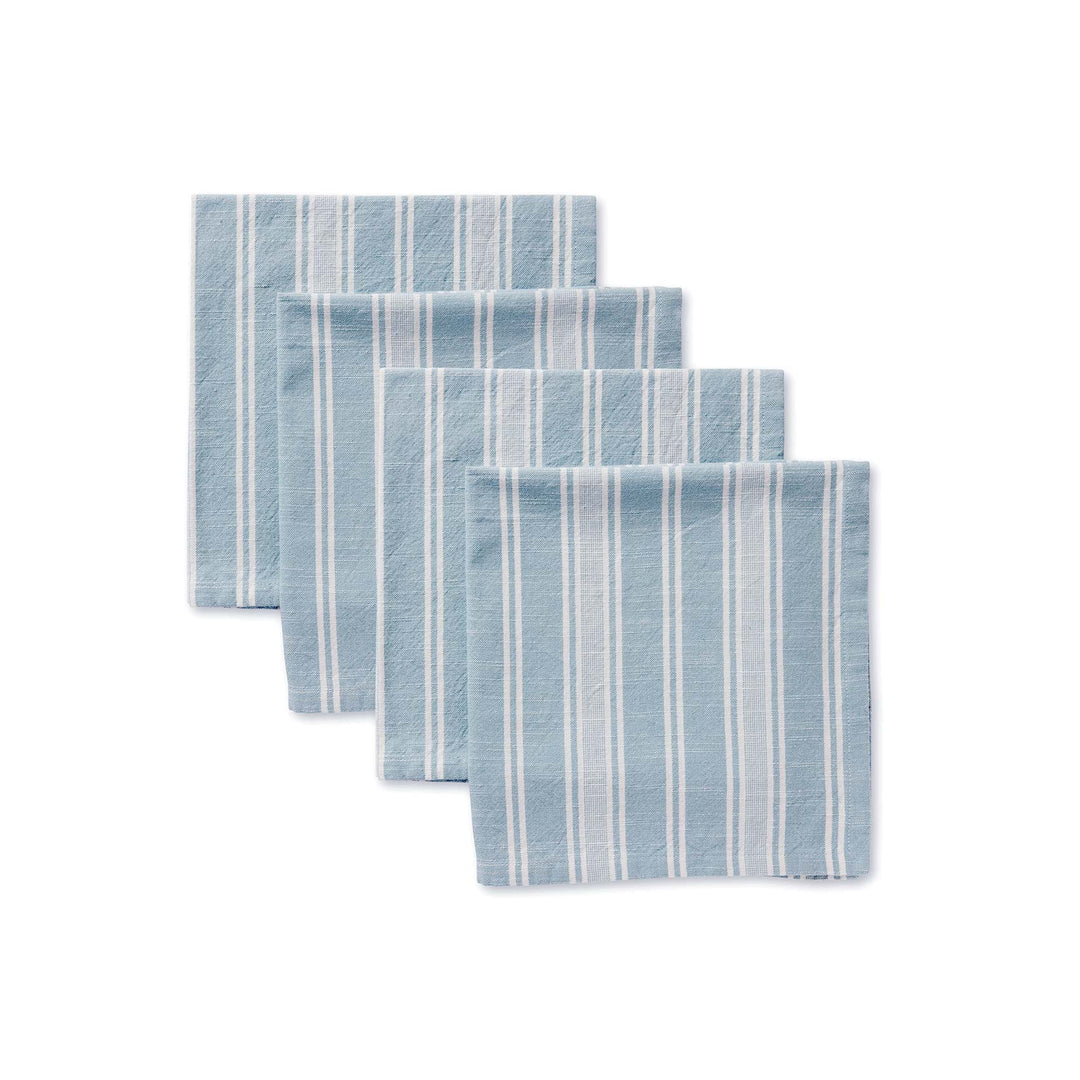 Swansea Light Blue Stripe Napkin - Set Of 4 - Madras Link