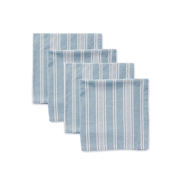 Swansea Light Blue Stripe Napkin - Set Of 4 - Madras Link
