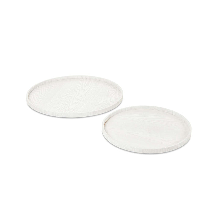 Clyde White Tray - Set of 2