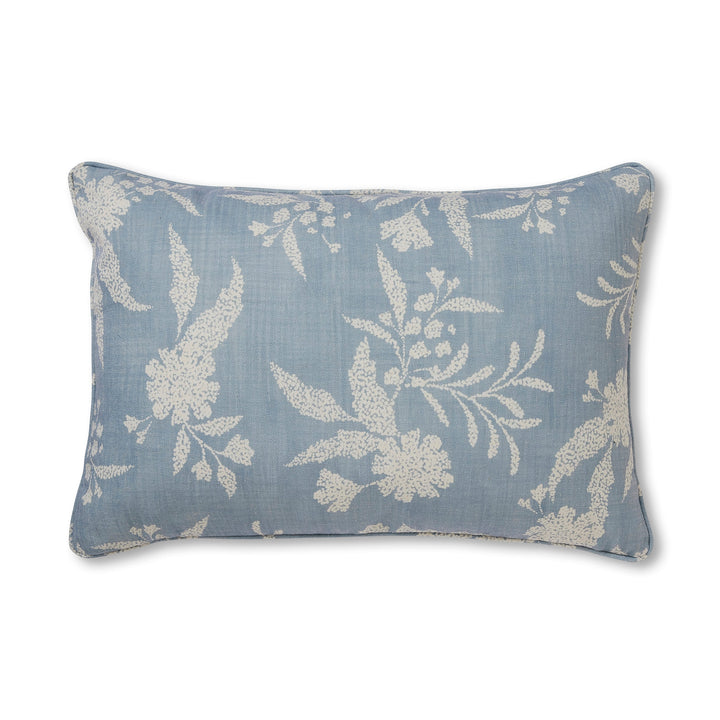 Seville Blue Lumbar Cushion - Madras Link