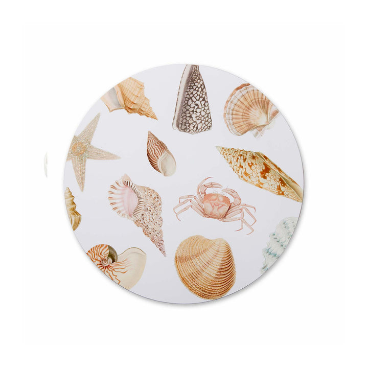 Shell Collection Round Placemat - Set of 4 - Madras Link