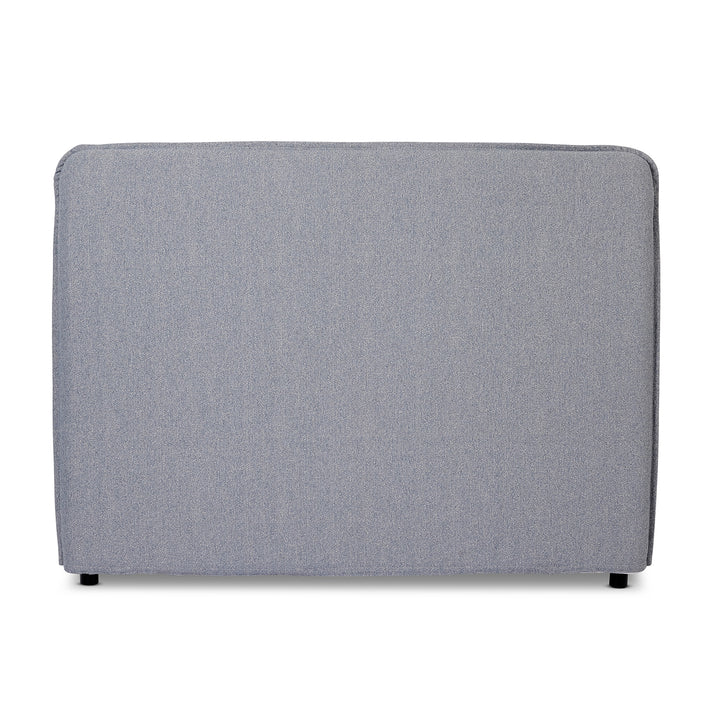 Beau Blue Textured Slip Cover King