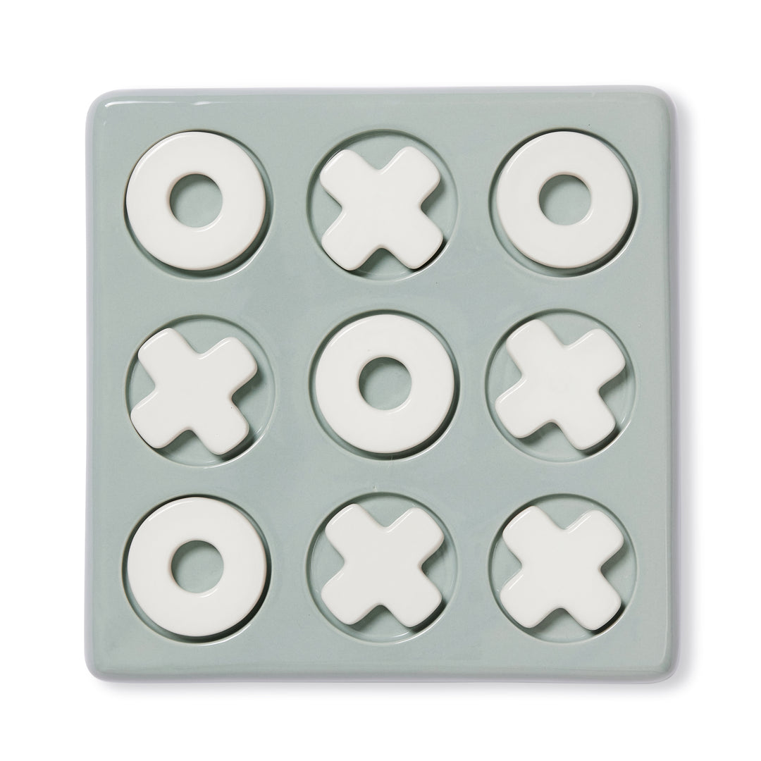 Ceramic Blue/White Tic Tac Toe