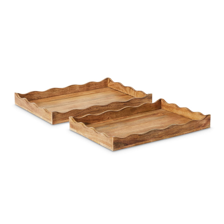 Darcy Wavy Tray Set of 2