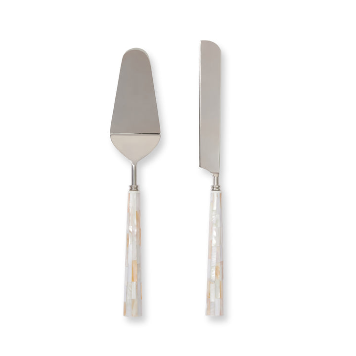 Dover Mother Of Pearl Cake Knife and Slide