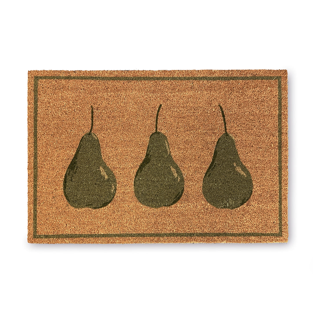 Three Pears Doormat - Madras Link