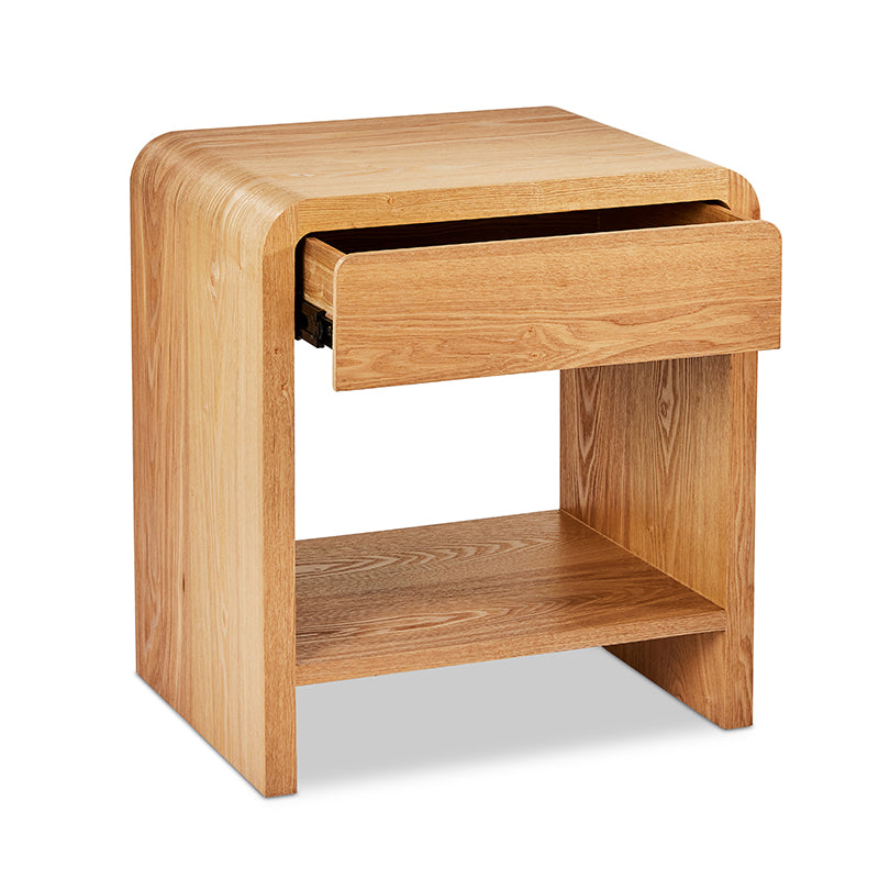 Nolan Oak Bedside Table - Madras Link