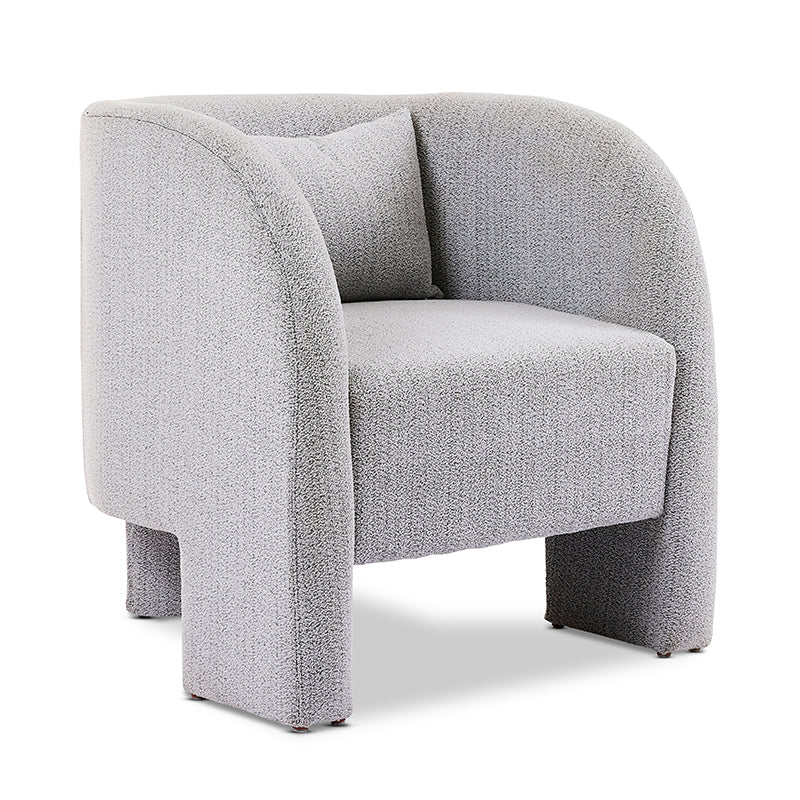 June Black/White Boucle Chair - Madras Link