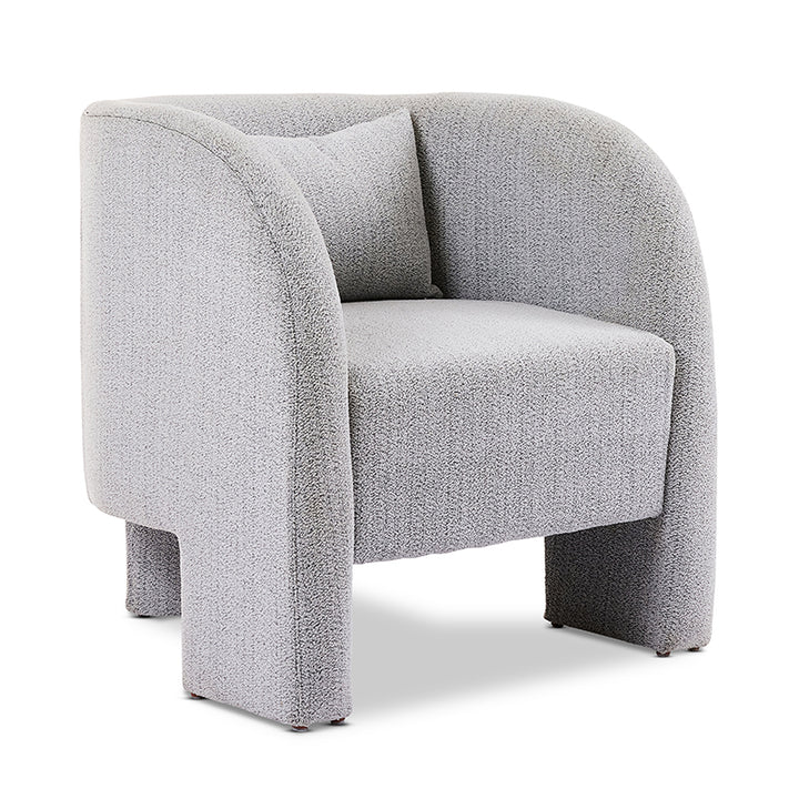 June Black/White Boucle Chair - Madras Link