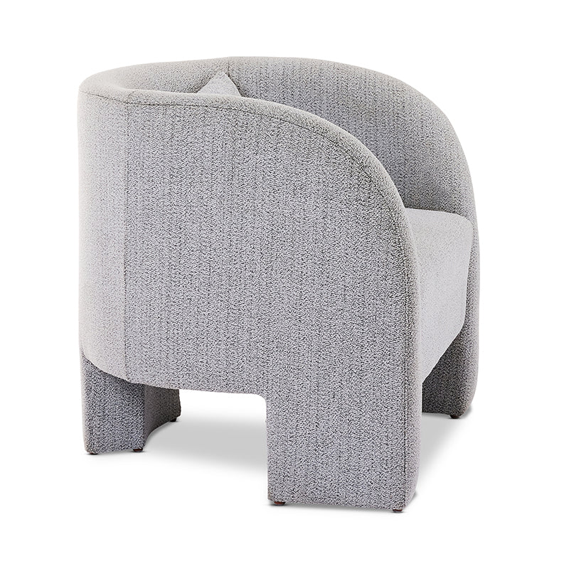 June Black/White Boucle Chair - Madras Link