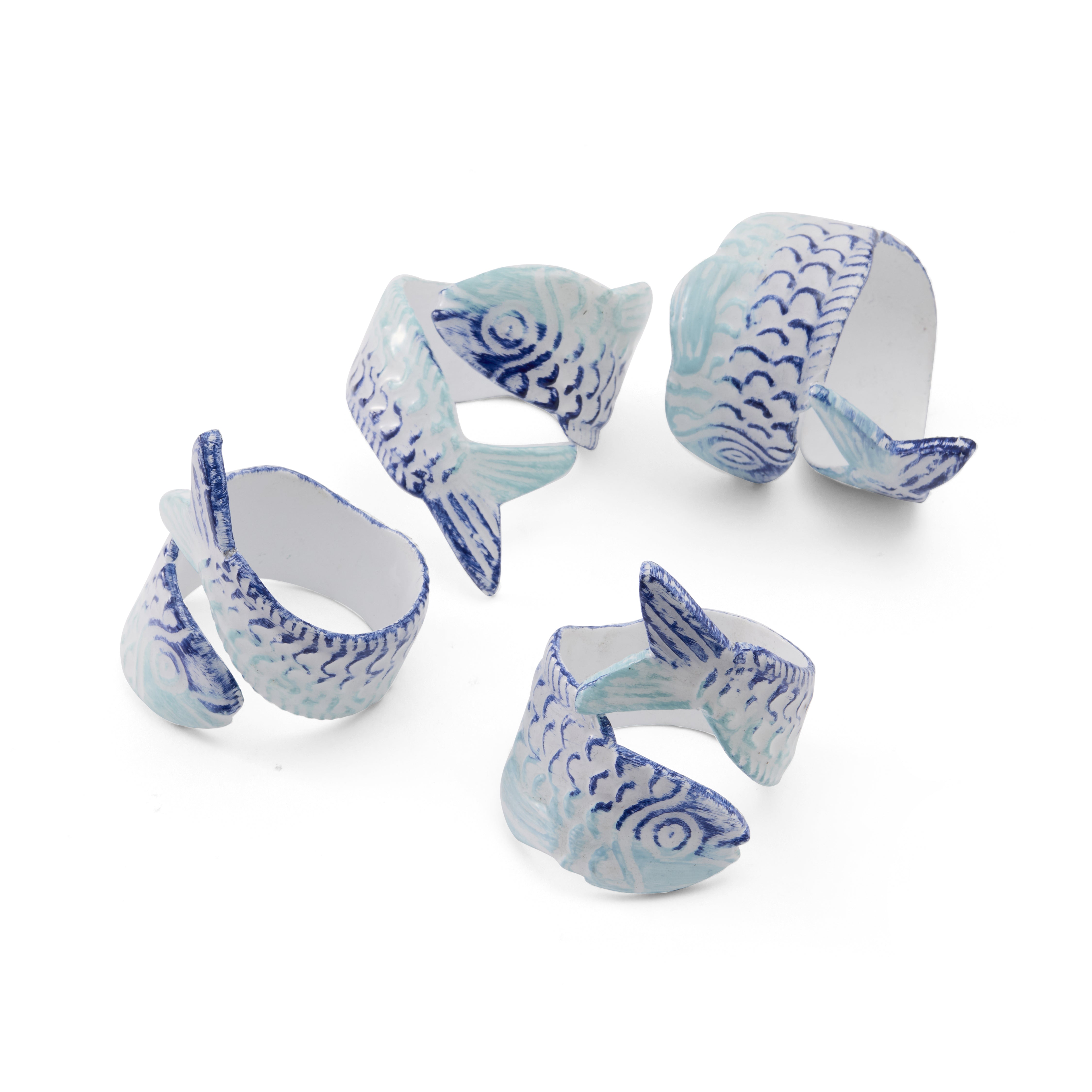 Fish Napkin Rings Set of 4
