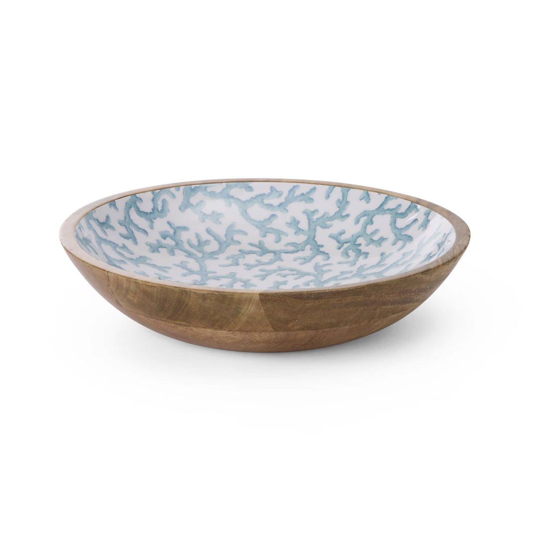 Hayman Coral Blue Salad Bowl - Madras Link