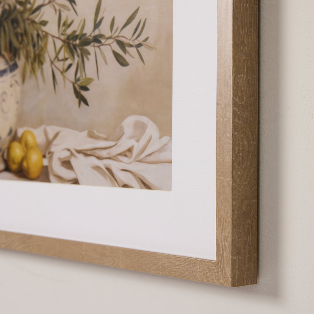 Olive Bouquet Framed Print - Madras Link