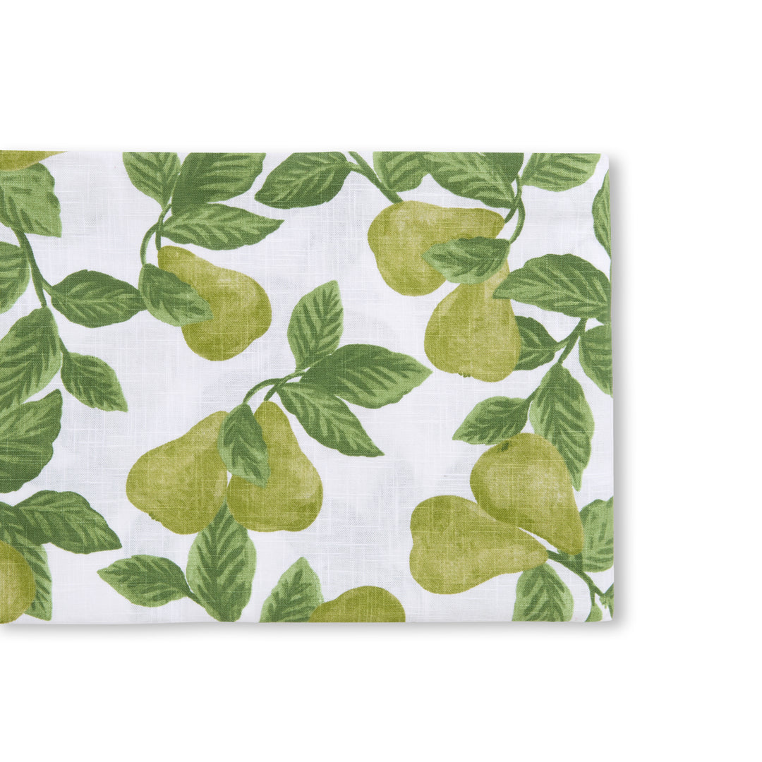 Pear Tree Green Table Runner - Madras Link
