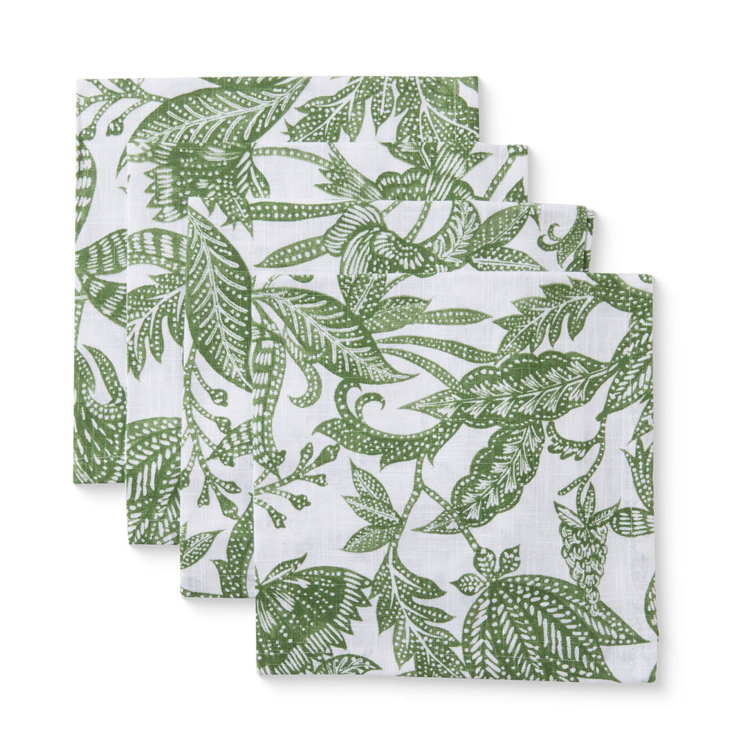 Samara Green Napkin Set of 4 - Madras Link