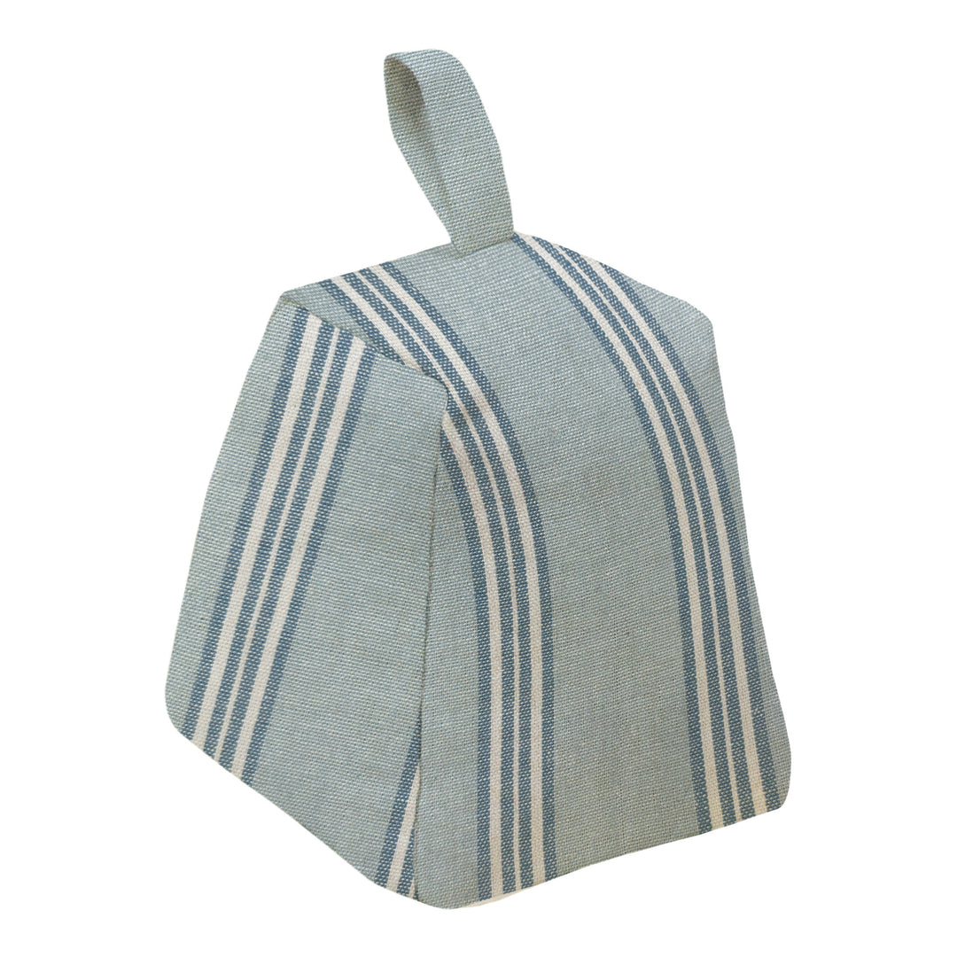 Hayman Blue Stripe Door Stop - Madras Link