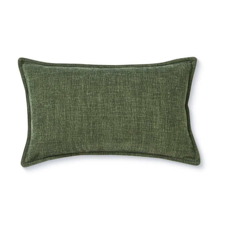 Blake Dark Green Lumbar Cushion - Madras Link