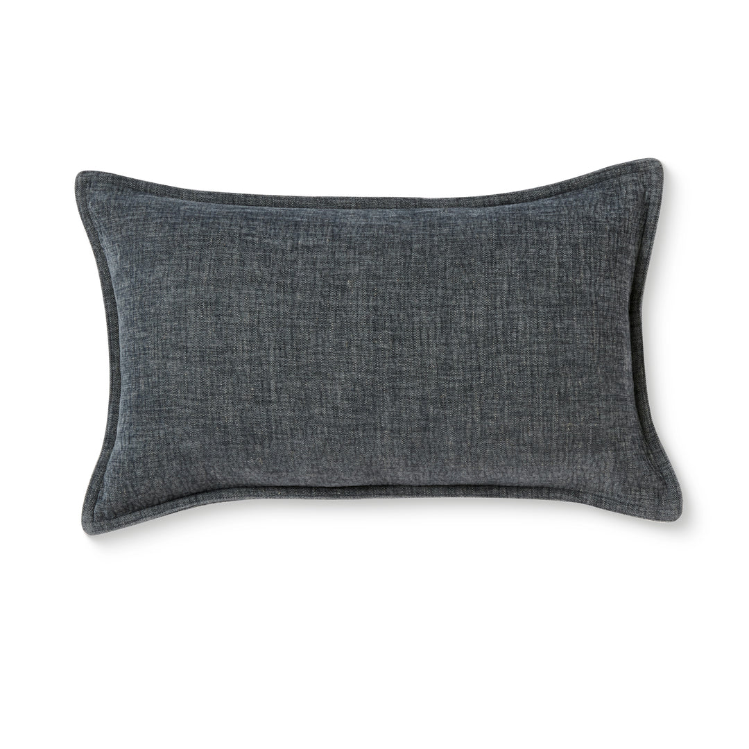 Blake Dark Blue Lumbar Cushion - Madras Link