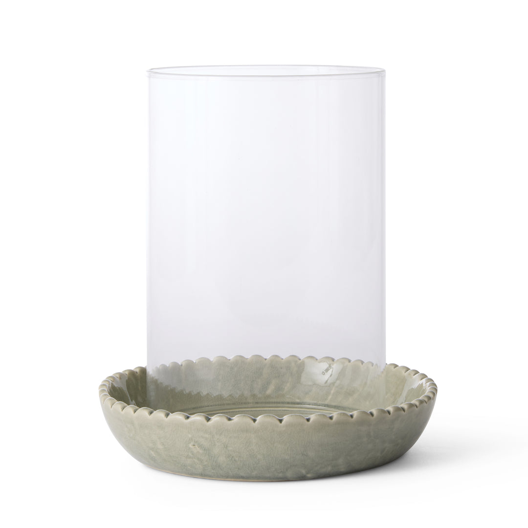Neve Sage Green Ceramic Votive Large - Madras Link