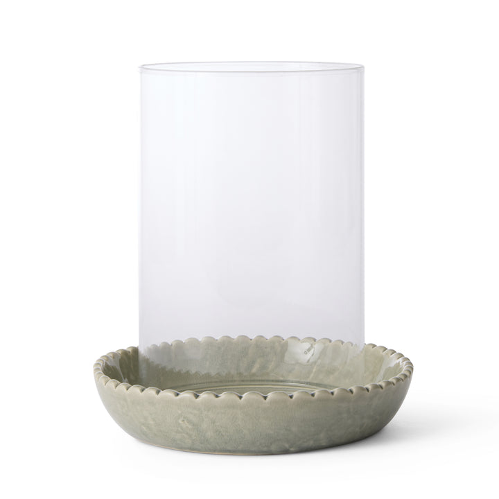 Neve Sage Green Ceramic Votive Large - Madras Link
