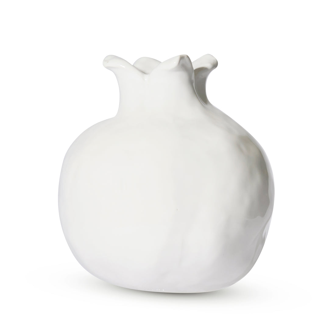 Pomegranate White Bud Vase Large - Madras Link