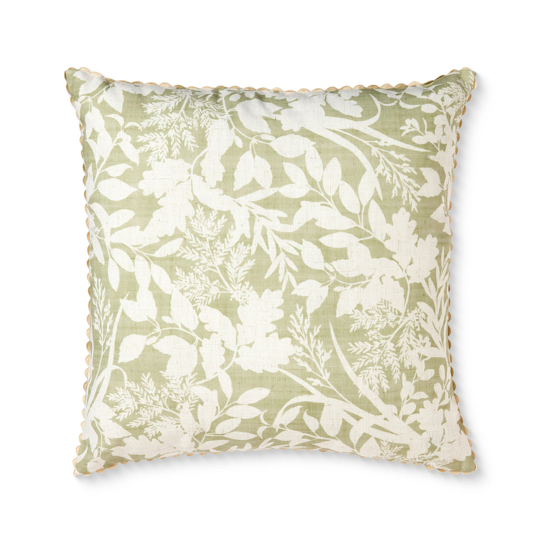 Harlow Green Cushion - Madras Link