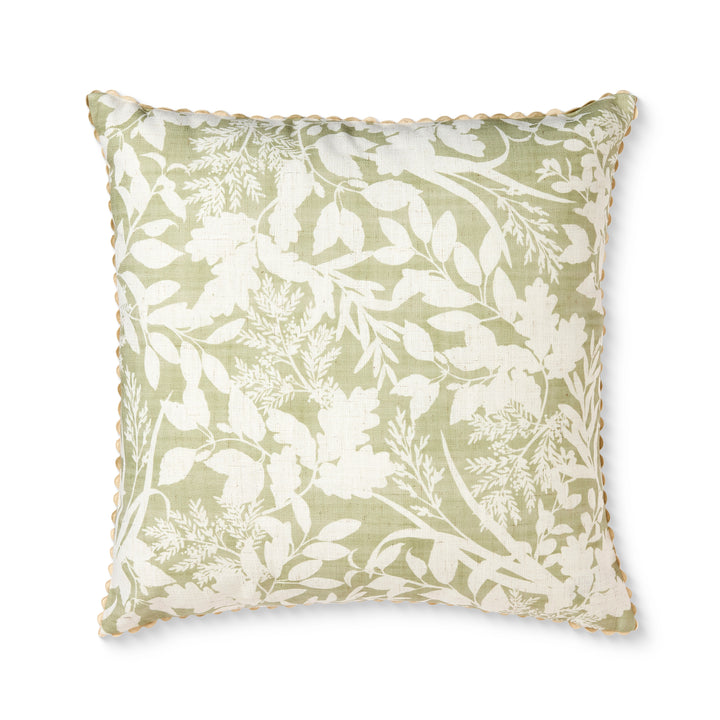 Harlow Green Cushion - Madras Link