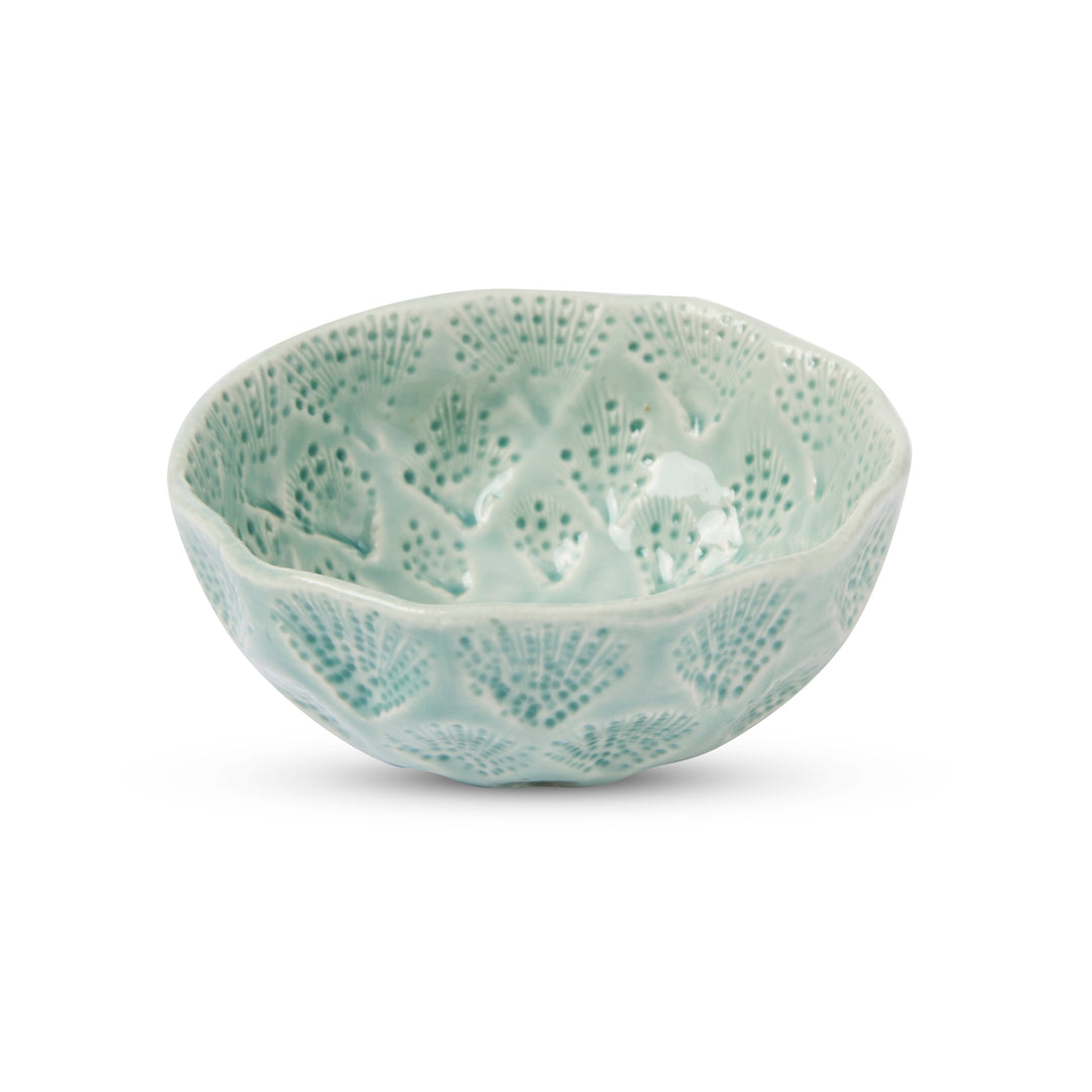 Nautilus Light Blue Snack Bowl - Madras Link