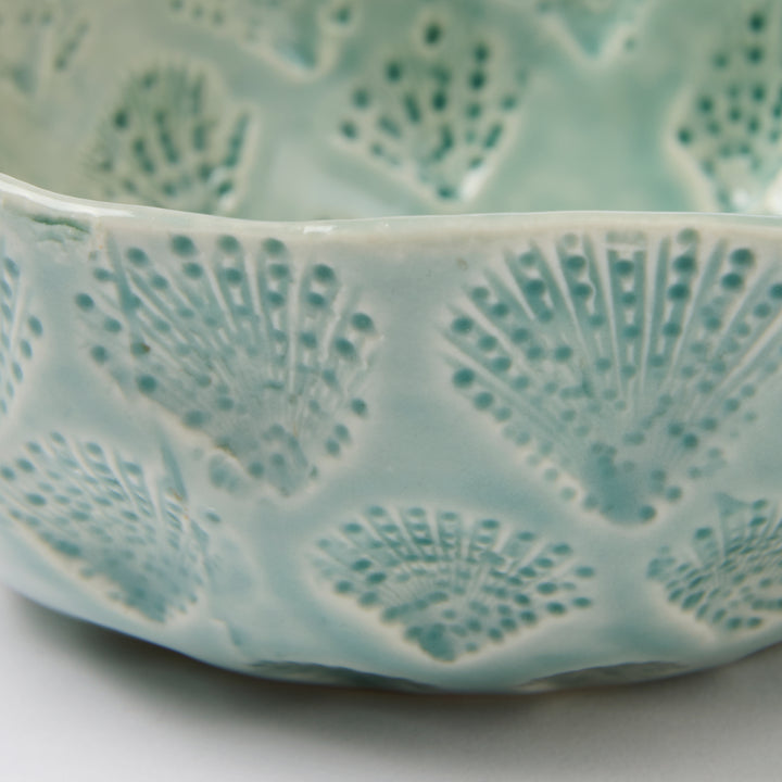 Nautilus Light Blue Snack Bowl - Madras Link