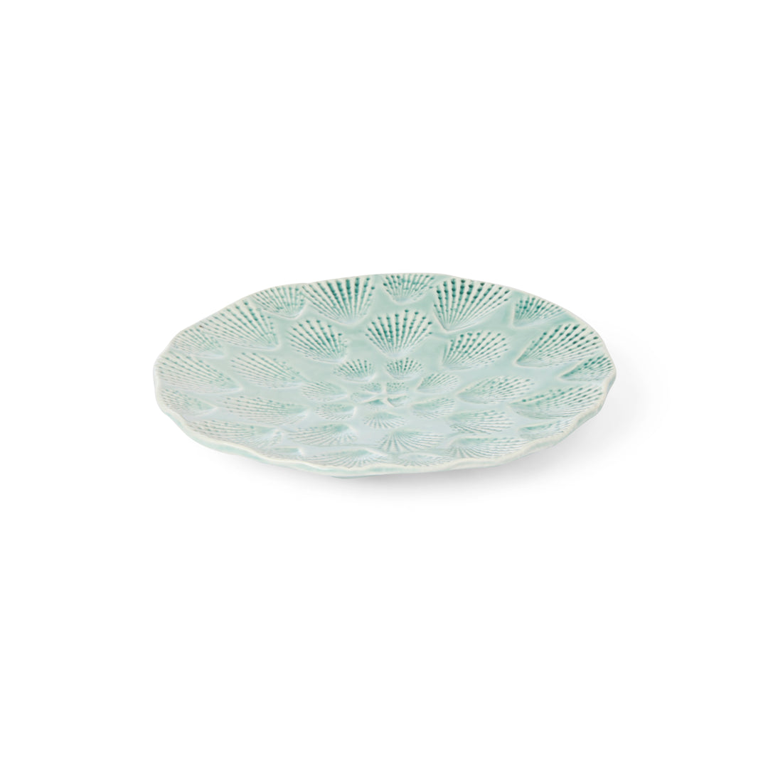 Nautilus Light Blue Small Plate - Madras Link