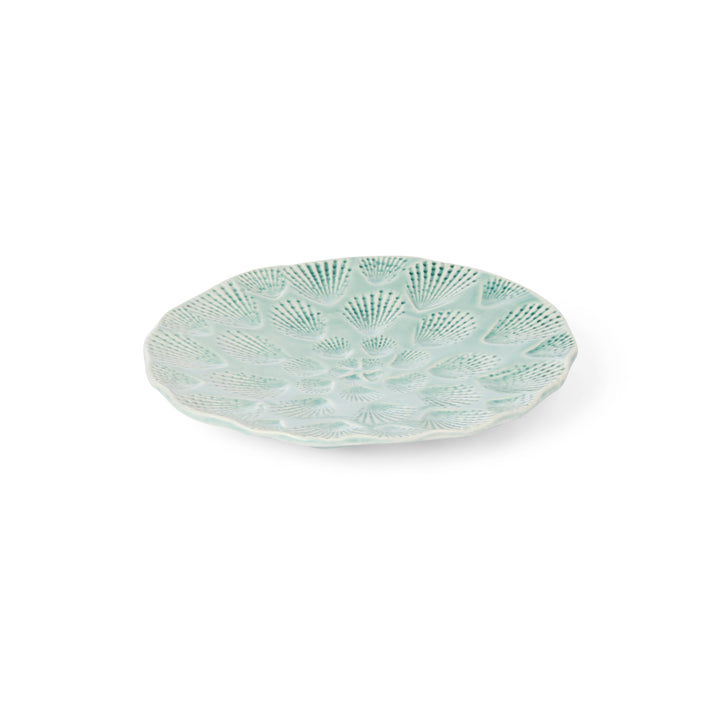 Nautilus Light Blue Small Plate - Madras Link